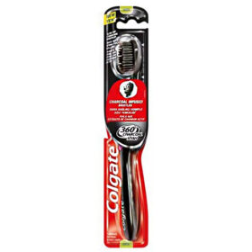 Colgate Οδοντόβουρτσα 360o Charcoal Black (Medium)