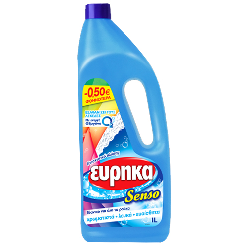 17505 ΕΥΡΗΚΑ Υγρό Πλυντηρίου Ρούχων Senso 1lit (-0,50€) - Image 1