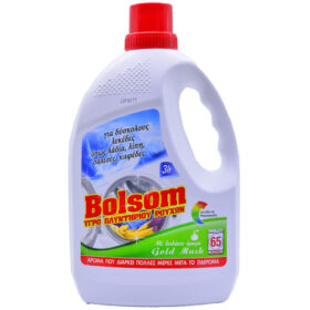Bolsom Υγρό Πλυντηρίου Ρούχων Gold Musk 3lit