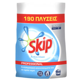 Skip Σκόνη Active Clean 190μεζ. (12,35kg)