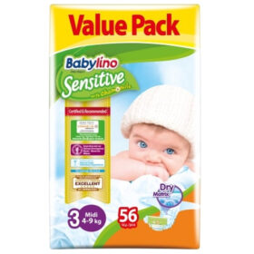 BABYLINO ΠΑΝΑ VALUE SENSITIVE No 3 (4-9kg) - (56τεμ.)