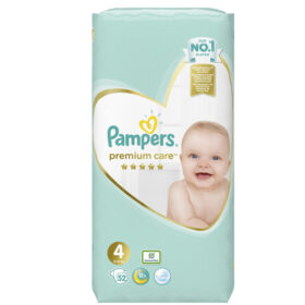 PAMPERS PREMIUM CARE Νο 4 (52τεμ.) JUMBO