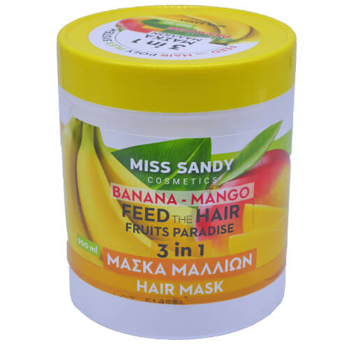 MISS SANDY ΜΑΣΚΑ ΜΑΛΛΙΩΝ 900ml - (BANANA-MANGO) MISS SANDY ΜΑΣΚΑ ΜΑΛΛΙΩΝ 900ml - (BANANA-MANGO) - Image 1