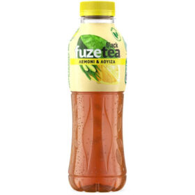 FUZE TEA ΜΑΥΡΟ 500ml - (LEMON & LEMONGRASS)