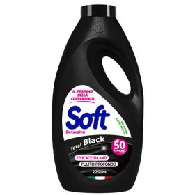 Soft Υγρό Πλυντηρίου Total Black 50μεζ. 2,25lit