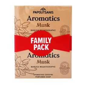 Papoutsanis Aromatics Σαπούνι Musk 4x100gr