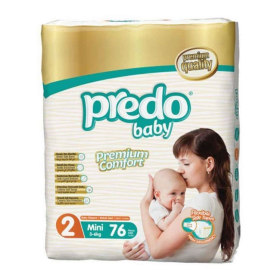 Βρεφικές Πάνες  PREDO "JumboPack" n2 MiniSize (3-6kg) 76TMX