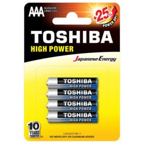 Toshiba Μπαταρία ΑΑΑ Αλκαλική 4τμχ.