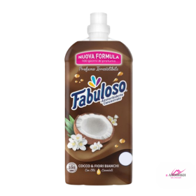 FABULOSO Συμπυκνωμένο Μαλακτικό Ρούχων Καρύδα Λευκά Άνθη 77μεζ.