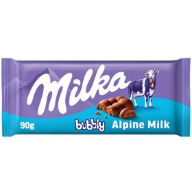 MILKA ΣΟΚΟΛΑΤΑ 90gr - BUBBLY ALPINE MILK