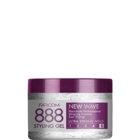 Farcom 888 Styling Gel New Wave Μωβ 250ml
