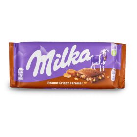 MILKA ΣΟΚΟΛΑΤΑ 90gr - PEANUT CRISPY CARAMEL