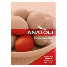 Anatoli Βαφή Αυγών Κόκκινη Χαλκομανίες + Γάντια