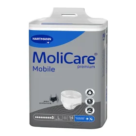 MoliCare Premium Mobile Εσώρουχο Ακράτειας Super Νυχτός Large 10 Σταγόνων 14τμχ.