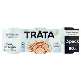 Trata Τόνος Σε Νερό 3x80gr.