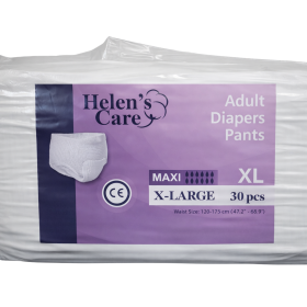 Helen's Care Πάνα Βρακάκι Ενισχυμένο Νυκτός X-Large 30τμχ.